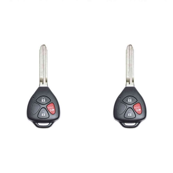 Keys4Less Replacement Keyless Remote Head Key Fob for Toyota 4Runner 2012 FCC HYQ12BBY HYQ12BDC Part Number 89070-35170 89070-42670 89070-42660 89070-42750 89070-4277 Pack of 2
