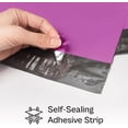 thumbnail image 4 of 2000 6x9 Purple Poly Mailer Plastic Envelopes Polybags Polymailer 2 Mil, 4 of 8