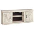 thumbnail image 5 of Signature Design by Ashley Bellaby TV Stand with Fireplace Option, Whitewash, Farmhouse Entertainment Center for TVs up to 65" with Storage, 5 of 9