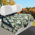thumbnail image 2 of Yuyamidu Flowers Golf Cart Seat Covers, Green Club Car Seat Towel Blanket, Thick Flannel Travel Sports Golf Cart Accessories Decor, 2 of 8