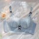 thumbnail image 1 of Conjunto de sujetador ajustable sin aros para mujer, con push-up y pecho pequeño, con escote engrosado y antiflacidez, 1 of 5