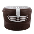 thumbnail image 1 of Miangastore Electric Mountain Bike Front Frame Hanging Plastic Storage Basket with Lock (Random Color), 1 of 8
