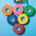 6 Rolls Colored Painters Tape Labelling or Coding Rolls for Home Decoration, Office Supplies