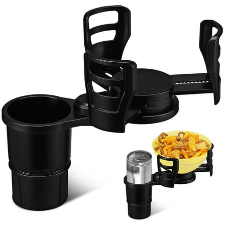 Car Cup Holder Expander Cars Drink Additional Holders Black