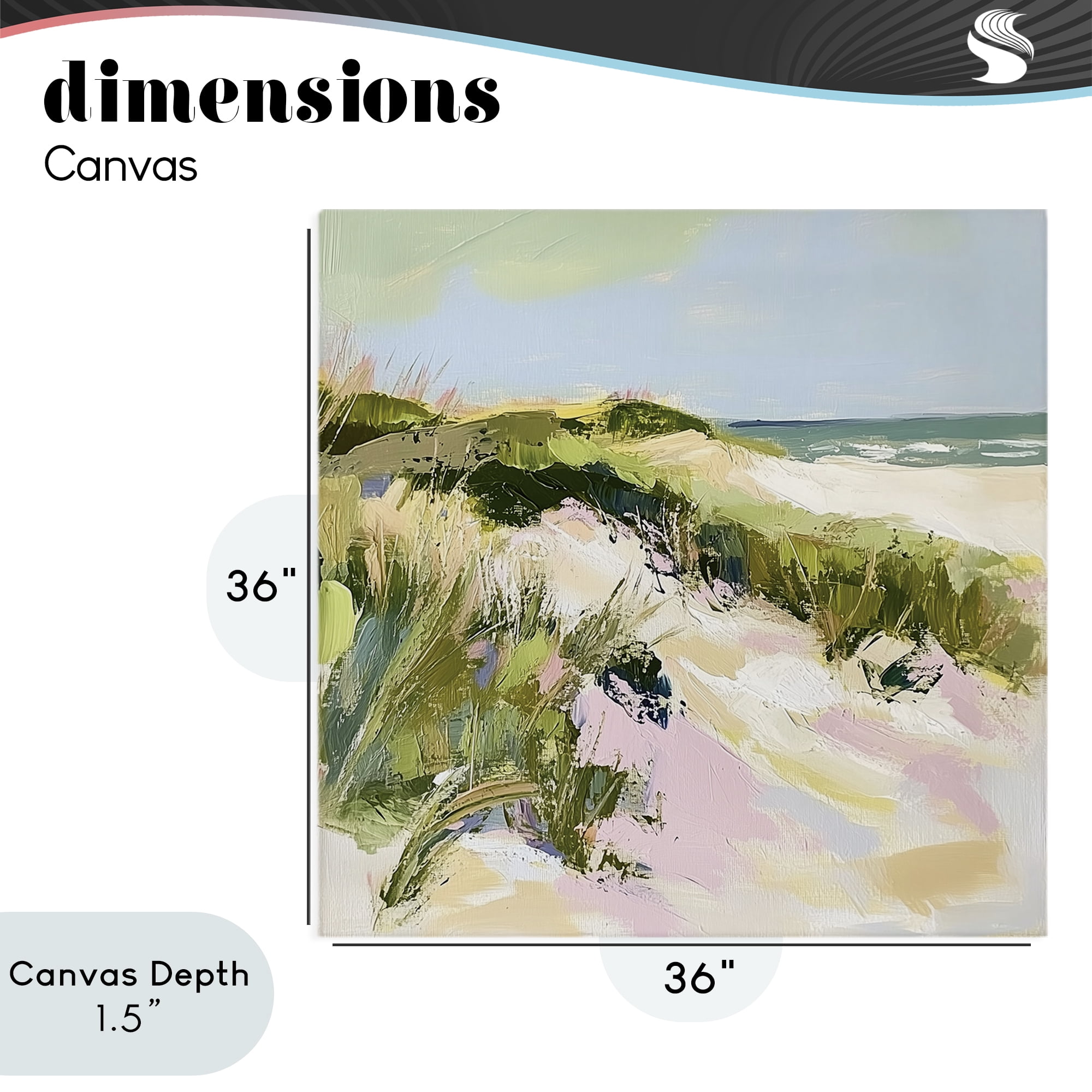 Stupell Industries Pastel Coastal Dunes at Sunrise Canvas Wall Art, design by Heidi Kuntz
