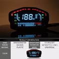 thumbnail image 2 of Scienceny Velocímetro Digital LCD para motocicleta, velocímetro LCD, odómetro Digital, odómetro, tacómetro duradero Accesorios para motos, 2 of 6