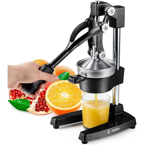 Eurolux Cast Iron Citrus Juicer Commercial Grade Manual Hand Press