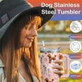 thumbnail image 4 of 40oz Poodle Tumbler with Handle and Straw, Cute Dog Stainless Steel Insulated Cup with Lid and Straw, Travel Coffee Mug Water Bottle, Birthday Mothers Day Gifts for Women Men Animal Lovers, 4 of 6
