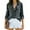 Black, variant on Women Button Down Denim Shirt Long Sleeve Roll Up Casual Oversized Jean Jacket Distressed Tunic Top