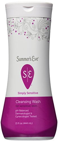 4 Pack - Summer's Eve Feminine Wash Sensitive Skin 15 oz Each