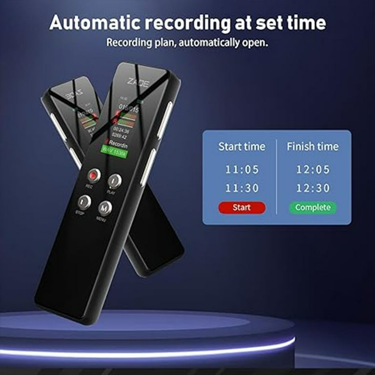 ZAQE A55 64GB Digital Voice Recorder, Noise Reduction, Voice