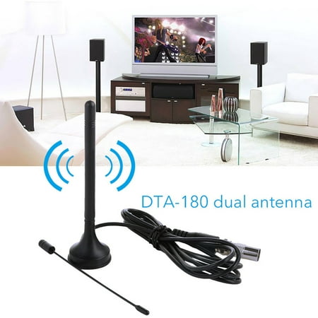 50 Miles TV Antenna HDTV Antenna TV Digital HD Singal Indoor Antenna Receiver Aerial 25dB Gain (Best Indoor Aerial For Saorview)