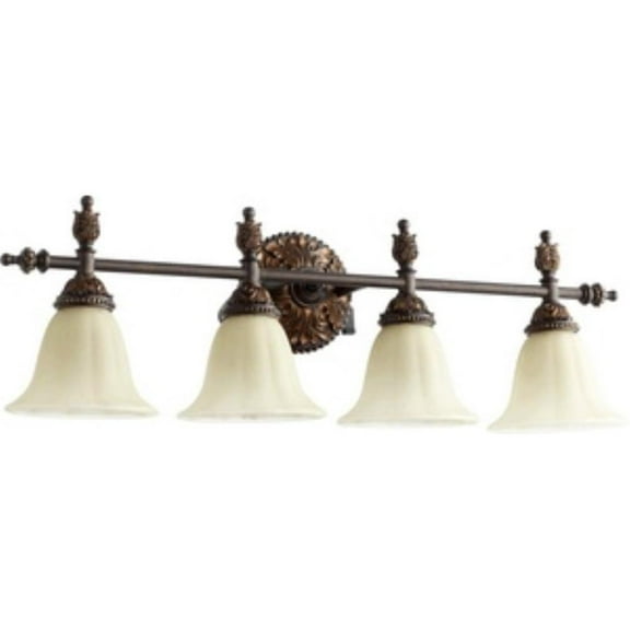 4 Light Bathroom Light Fixture in Transitional Style 32 inches Wide By 10 inches High Bailey Street Home 183-Bel-1090567