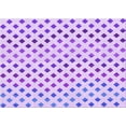 thumbnail image 1 of Ahgly Company Machine Washable Indoor Rectangle Transitional Purple Daffodil Purple Area Rugs, 2' x 3', 1 of 7