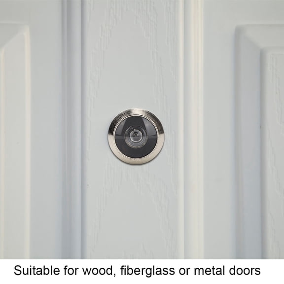 Anti,Theft Door Peephole With 220 View, Easy Install, Fits Wood Metal Doors