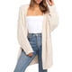 thumbnail image 2 of Suéter de punto grueso con frente abierto para mujer, suéteres tipo cárdigan para mujer, cárdigan de moda para mujer, prendas de vestir exteriores, cárdigans para mujer, construcción resistente, 2 of 6