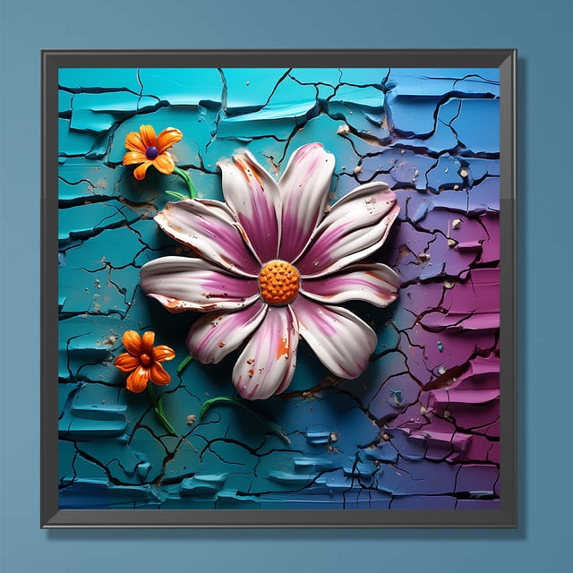 5D bricolaje taladro redondo completo diamante pintura flores rompiendo decoración del hogar FLhrweasw Nuevo