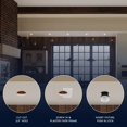 thumbnail image 4 of LUXRITE 1" Trimless LED Recessed Spotlight, 10W, 850LM, 5CCT, 60 Beam Angle, Dimmable, CRI 90, IC Rated, ETL White, 4 of 7