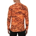 thumbnail image 4 of Mossy Oak Men's Insect Repellent Long Sleeve Performance Camo Fishing Tee with Gaiter, Size M-3XL, 4 of 4