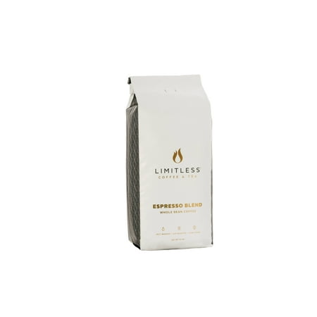 Limitless Coffee Air Roasted Whole Bean Coffee, Espresso Roast, 12 Ounce
