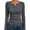 BJ10_Dark Gray, variant on Resicozy Long Sleeve Henley Shirts for Women Fall Spring Ribbed Tops Casual Blouses Basics Tees Cute Solid Sweaters Dark Gray XL