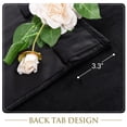 thumbnail image 3 of StangH Blackout Curtains for Bedroom - Velvet Black Curtain Panel for Sliding Door Thermal Insulated Window Treatment Set for Living Room/Basement, W52x L84, 2 Panels, 3 of 9