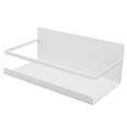 thumbnail image 2 of Estante magnético para especias que ahorra espacio, de una sola capa para refrigerador y microondas, incluye 3 accesorios, color blanco, 2 of 8