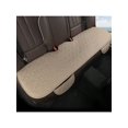 thumbnail image 1 of 1pc Universal Linen Car Rear Seat Cover With Pocket, Non-Slip Breathable Rear Fabric Cushion Four Seasons Breathable Protector Mat Pad Car Accessories, 1 of 4