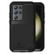thumbnail image 1 of LOVE MEI For Samsung Galaxy S23 Ultra Cell Phone Case Silicone+Metal Shockproof Phone Cover, 1 of 5