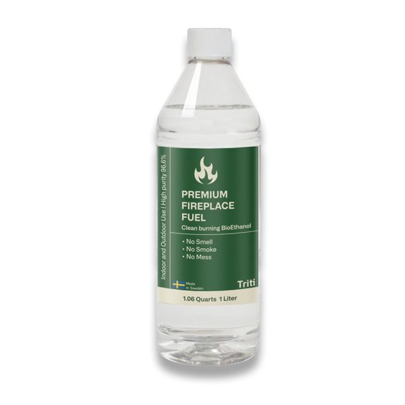 Combustible de bioetanol TRITI Premium para fogatas de mesa, 1 litro