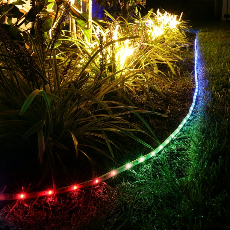Monster Outdoor LED Strip Lights, 50ft, Multicolor Flow, App