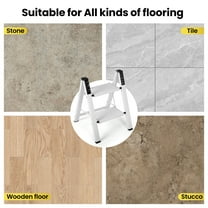 Aluminum 2 Step Ladder, Folding Step Stool with Non-Slip and Sturdy Wide Tread, Step Stools for Adults, White, 330Lbs