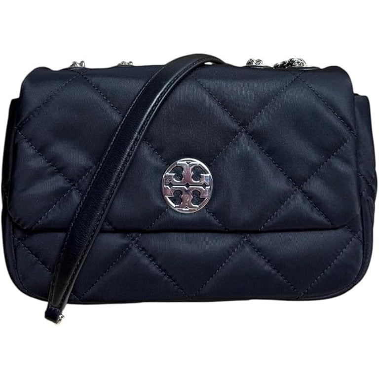 TORY BURCH Willa キルティング ショルダーバッグ ブラック Tory Burch, Women's Willa Quilted Nylon Small Shoulder Bag, Black