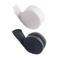thumbnail image 1 of 2 piezas de cinta para dobladillo con plancha de 1 pulgada x 5,5 yardas, cinta de tela para pantalones para coser En blanco y negro, 1 of 9