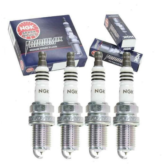 4 pc NGK Iridium IX Spark Plugs compatible with Subaru Legacy 2.2L 2.5L H4 1990-2012