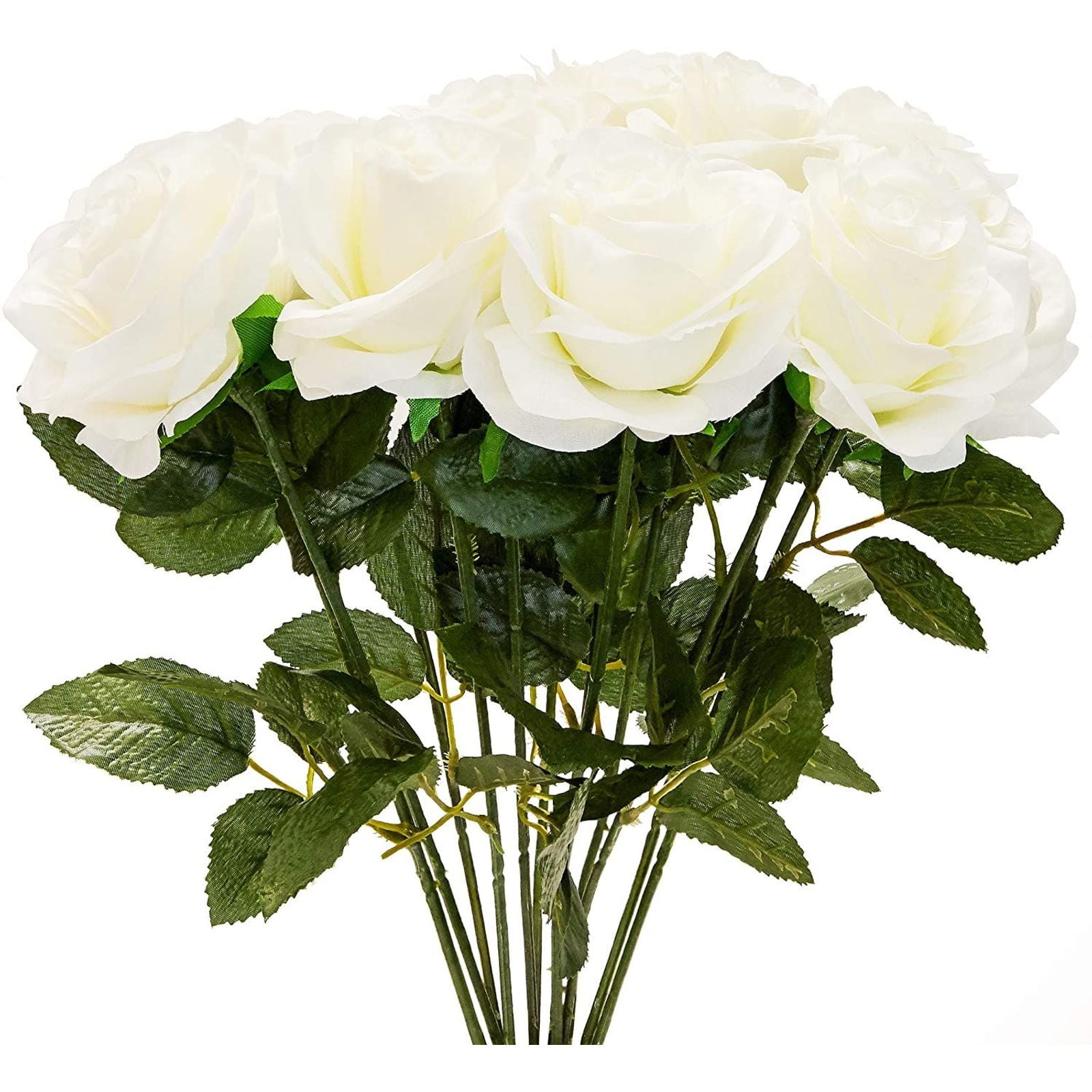 Artificial Flower Royal Rose Fake Bridal Bouquet Wedding Floral Home Decor Room 