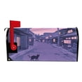 thumbnail image 2 of Yayeee Mailbox Cover Magnetic Standard Size Post Box Cover Wrap Decor, Black Cat Walking, 2 of 9
