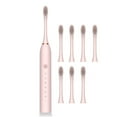 thumbnail image 3 of Lunxisen 2 Pcs Rotating Electric Toothbrush for Adults with Brush Heads, Deep Clean Electric Toothbrush with Rechargeable Power and Smart Timer, 3 of 9