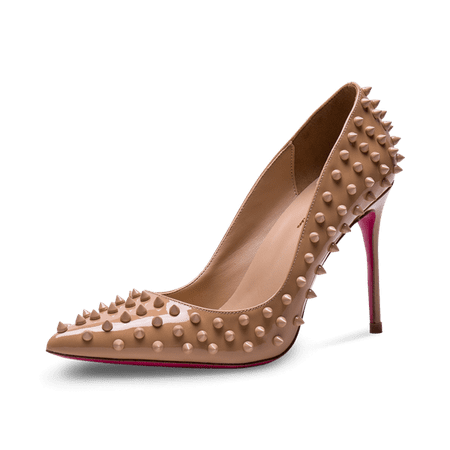 

Spikes Pink Sole High Heel Pumps