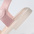 thumbnail image 4 of TOWED22 Little Girls Leather Flat Sandals Open-Toe Princess Shoes for Girls Floral Lace Pearl Dress Shoes Cute Strappy Sandals Pink,12.5, 4 of 9
