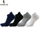 thumbnail image 2 of Calcetines tobilleros de cinco dedos de algodón puro liso para hombre, desodorante de malla transpirable, suave, elástico, duradero, No Show Toe, calcetines náuticos deportivos, 2 of 5