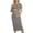 Grey, variant on Maternity Dress for Women Maternity Bodycon Summer Dress Slim Fit Stretchy Sleeveless Casual Pregnancy Outfit Solid Color Bump Hugging Maternity Clothes