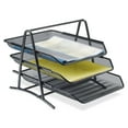 thumbnail image 2 of Lorell Steel Mesh 3-Tier Mesh Desk Tray, 2 of 4