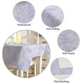thumbnail image 5 of Spring Flower Tablecloth for Rectangle/Oval Table 60 x 84 Inch Fabric Waterproof Table Cover Simple Plant Purple Washable Table Cloth for Kitchen Dinning Wedding Party Tabletop Decorative, 5 of 6