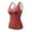 Red, variant on TMOYZQ Compression Tank Tops for Women, Lace Sleeveless Thermal Underwear Tops Seamless Cotton Camisoles Undershirt Tummy Control Shapewear Warm Base Layer Veast with Built-In Bra