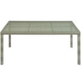 thumbnail image 2 of Modway Conduit Outdoor Patio 70" Wicker Rattan Dining Table, Multiple Colors, 2 of 3