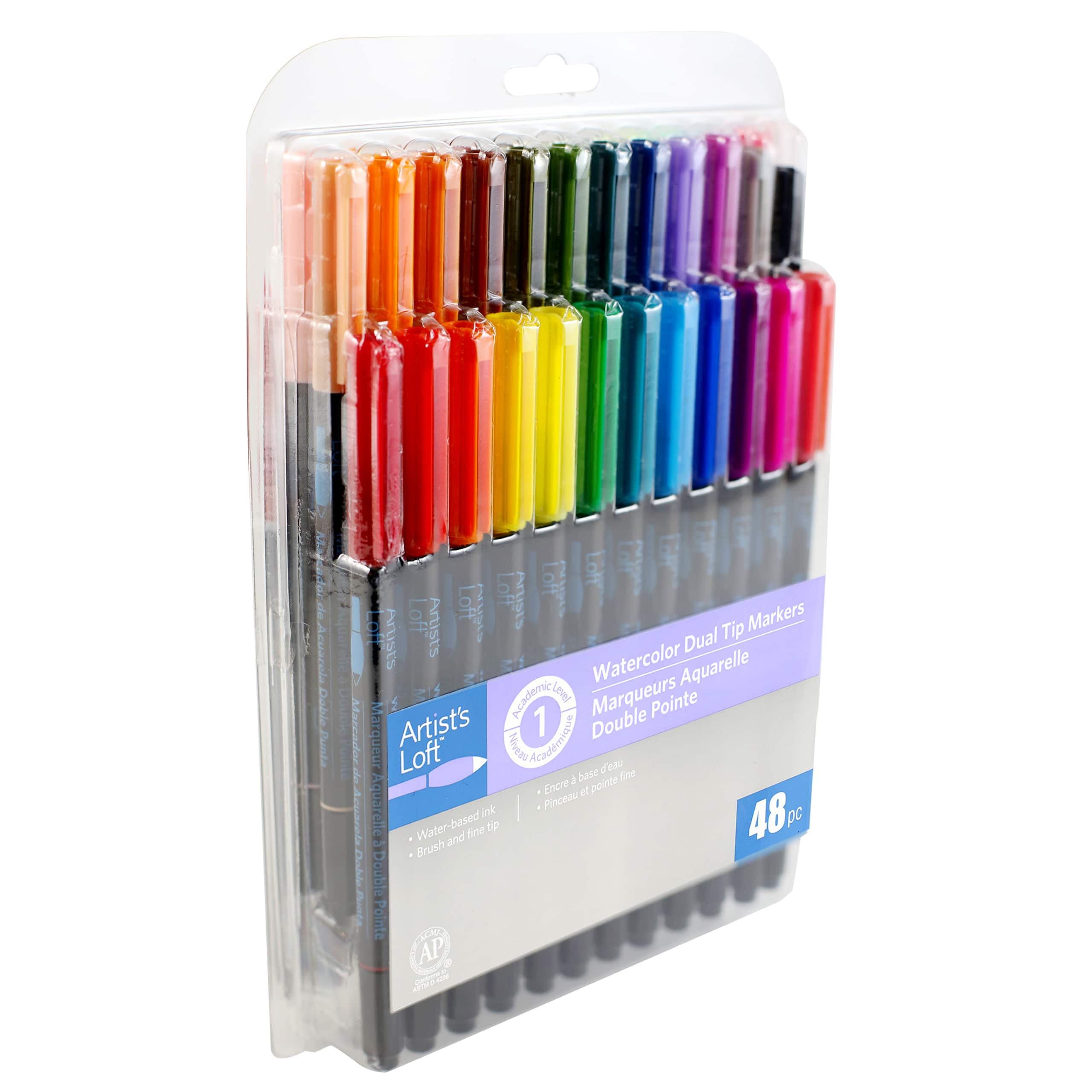 48 Color Dual Tip Permanent Markers by Artist's Loft™