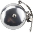 thumbnail image 1 of Classic Silver Retro Bike Bell, Vintage Portland Bell with Beautiful Loud Sound, Bike Bell with Steel Band Bracket, Bell for Road Bike, City, E-Bike,, 1 of 5