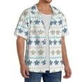 thumbnail image 2 of Goofa Sea Turtle Printed Men's Casual Short-sleeved Shirt,Lightweight Breathable Button-down,Summer Casual men's top,Versatile Fashion shirt-4X-Large, 2 of 7