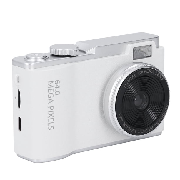 Cámara Digital 4K De Alta Resolución De 16x Cámara Zoom Portátil De 2,4 Pulgadas Selfie Selfie Víblica Ideal Para Viajes De Fotografía